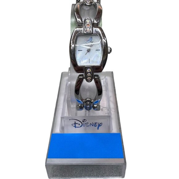 Vintage Stainless Steel Cinderella Watch Elegant Seiko Disney Princess Slipper - Picture 2 of 7